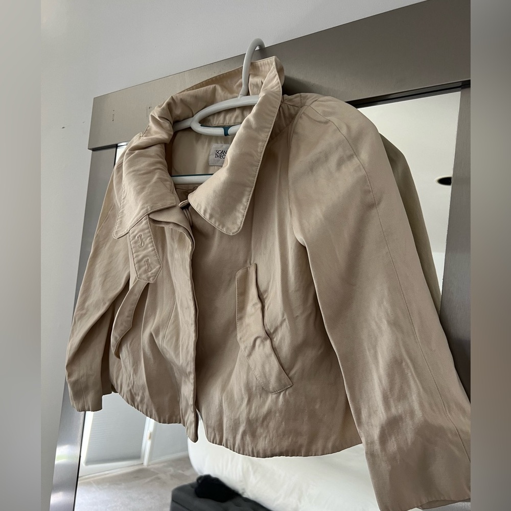 Scanlan Theodore cropped cream jacket sz XS / S